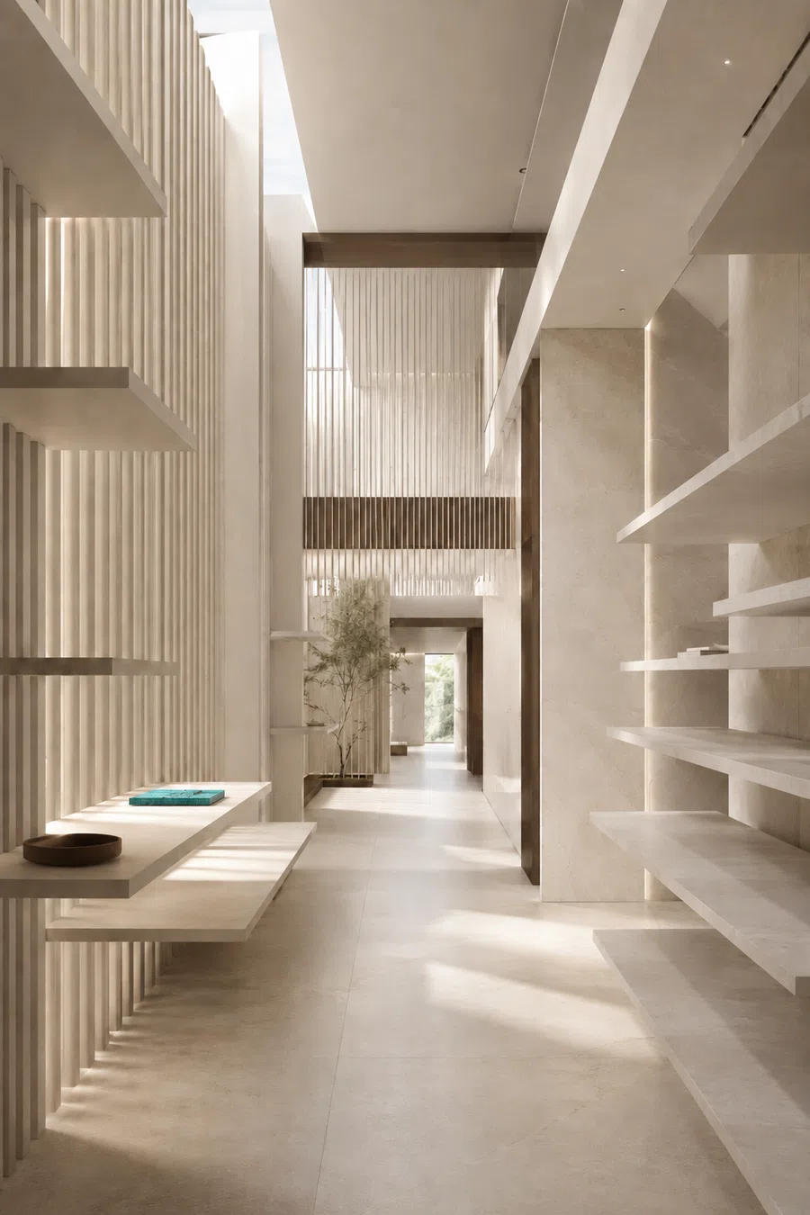 Minimal architectural interior